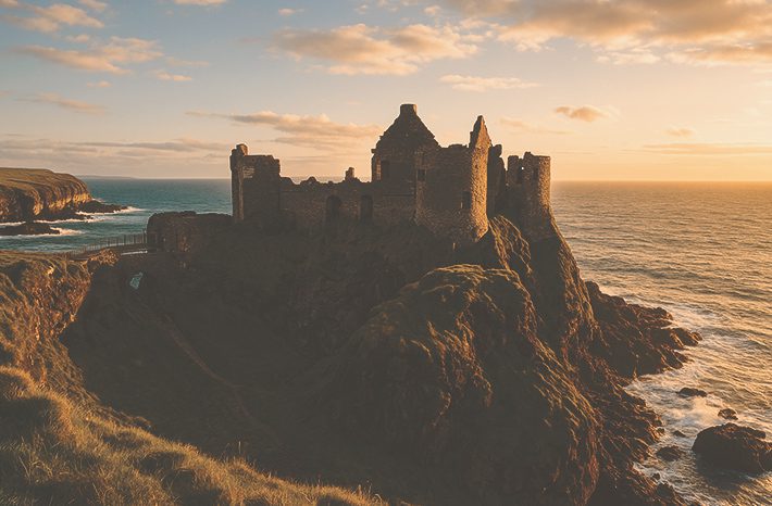 Castillo de Dunluce interior blog