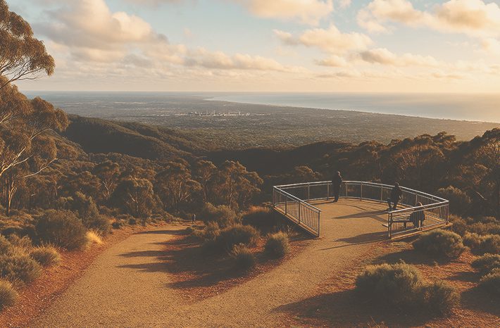 Cumbre del monte Loftye en Adelaida Australia interior blog