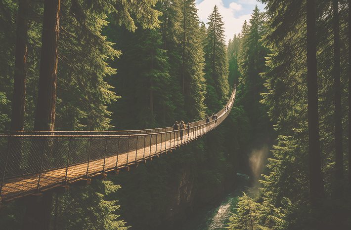 Puente colgante de Capilano interior blog