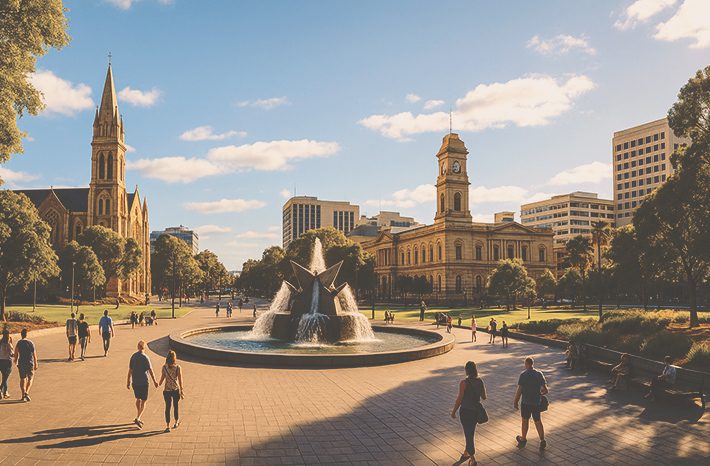 Victoria Square en Adelaida interior blog