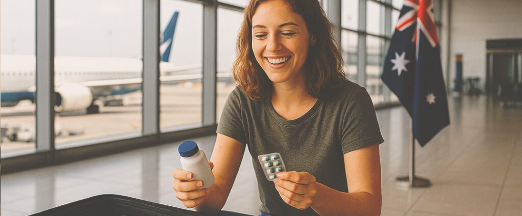 viajar con medicamentos a australia